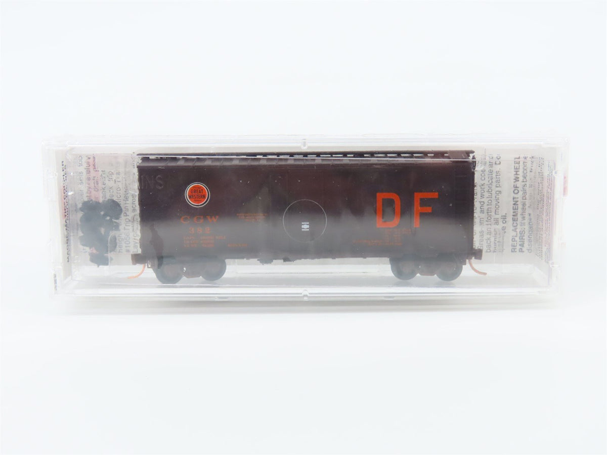 N Scale Micro-Trains MTL 21430 CGW Chicago Great Western 40&#39; Box Car #382 Sealed