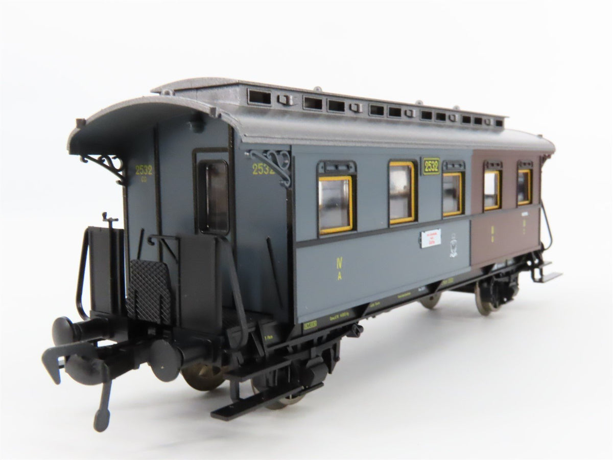 HO Scale Fleischmann 5814 KPEV Prussian 3rd &amp; 4th Class Coach Passenger #2532