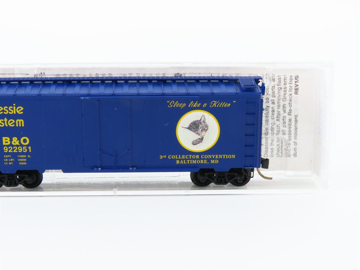 N Scale Micro-Trains MTL NSC 7-95 B&amp;O Chessie System Plug Door Box Car #922951