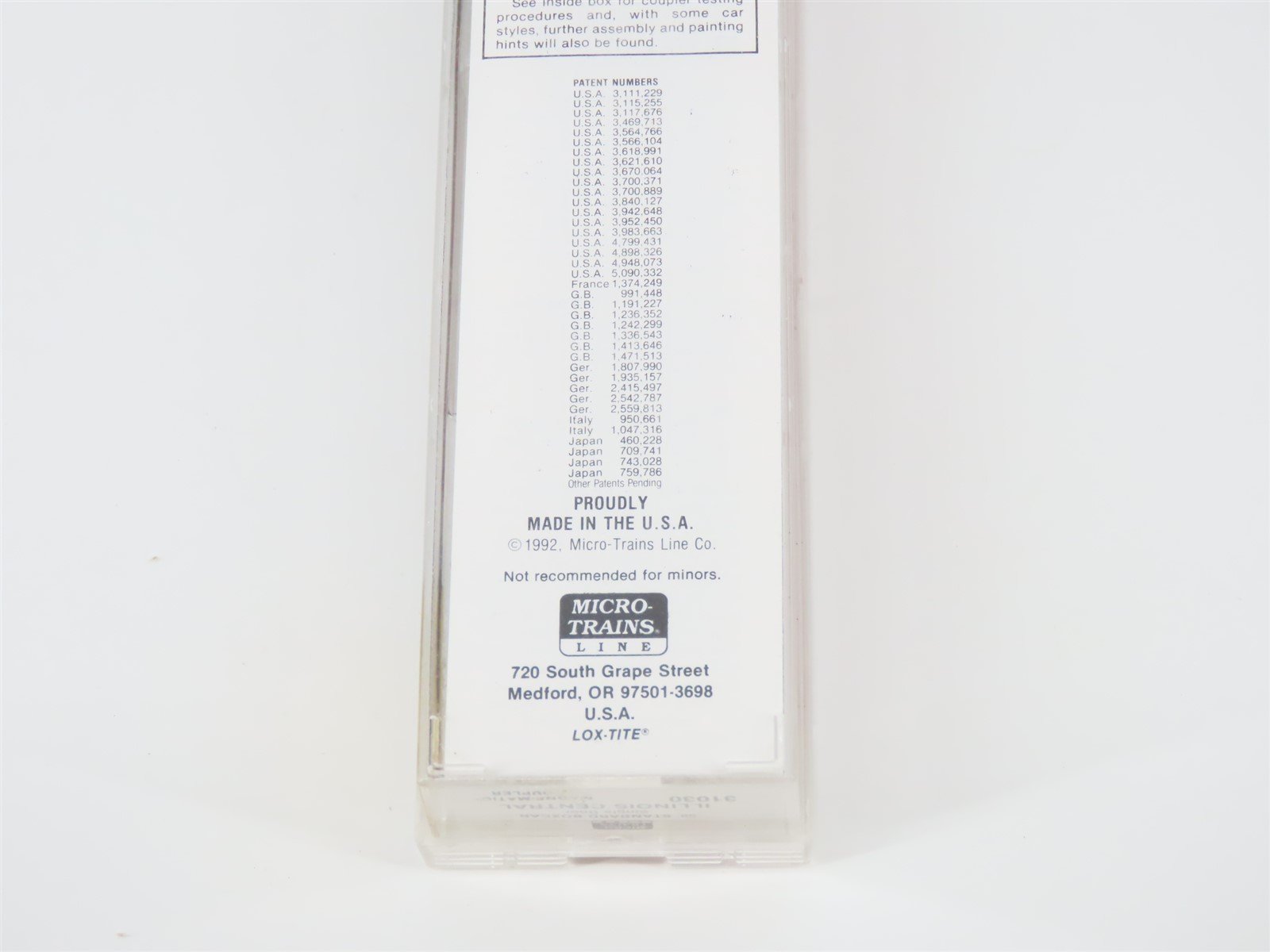 N Scale Micro-Trains MTL 31030 IC Illinois Central 50' Box Car #523469