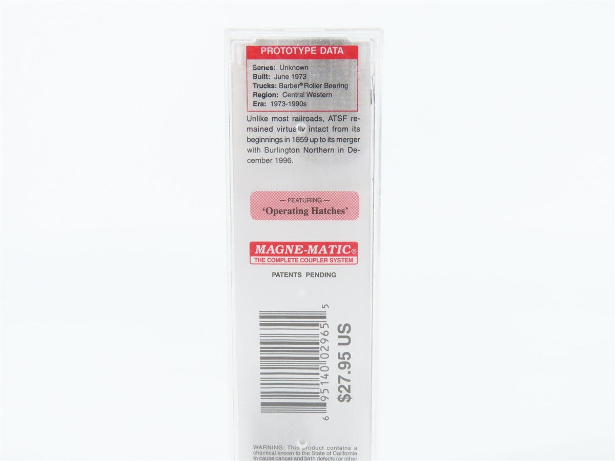 N Scale Micro-Trains MTL 09444102 ATSF Santa Fe 3-Bay Hopper #313867 w/ Graffiti