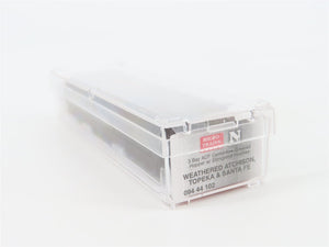 N Scale Micro-Trains MTL 09444102 ATSF Santa Fe 3-Bay Hopper #313867 w/ Graffiti