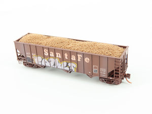 N Scale Micro-Trains MTL 10854120 ATSF Santa Fe 3-Bay Hopper #179698 w/ Graffiti