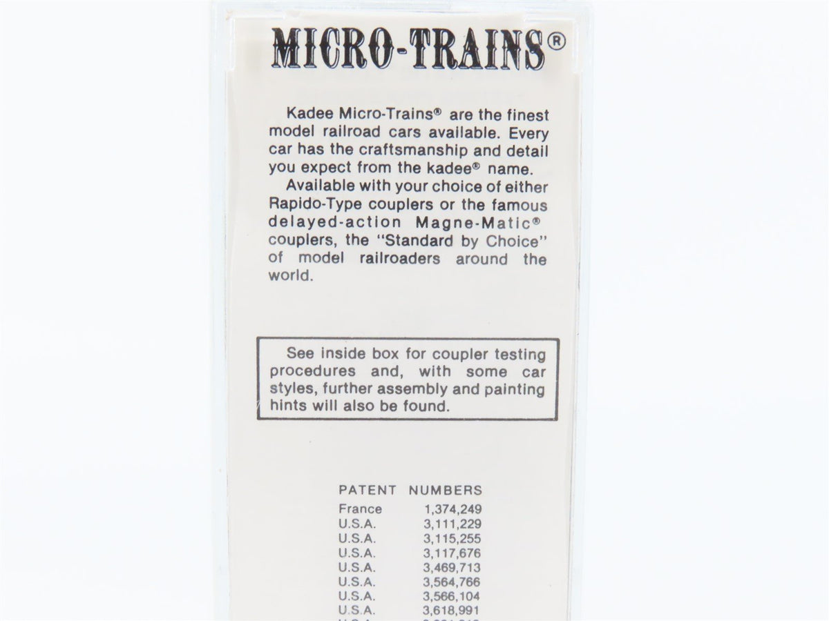 N Scale Kadee Micro-Trains MTL 21046 KQPC 40th Anniversary 40&#39; Box Car #1986