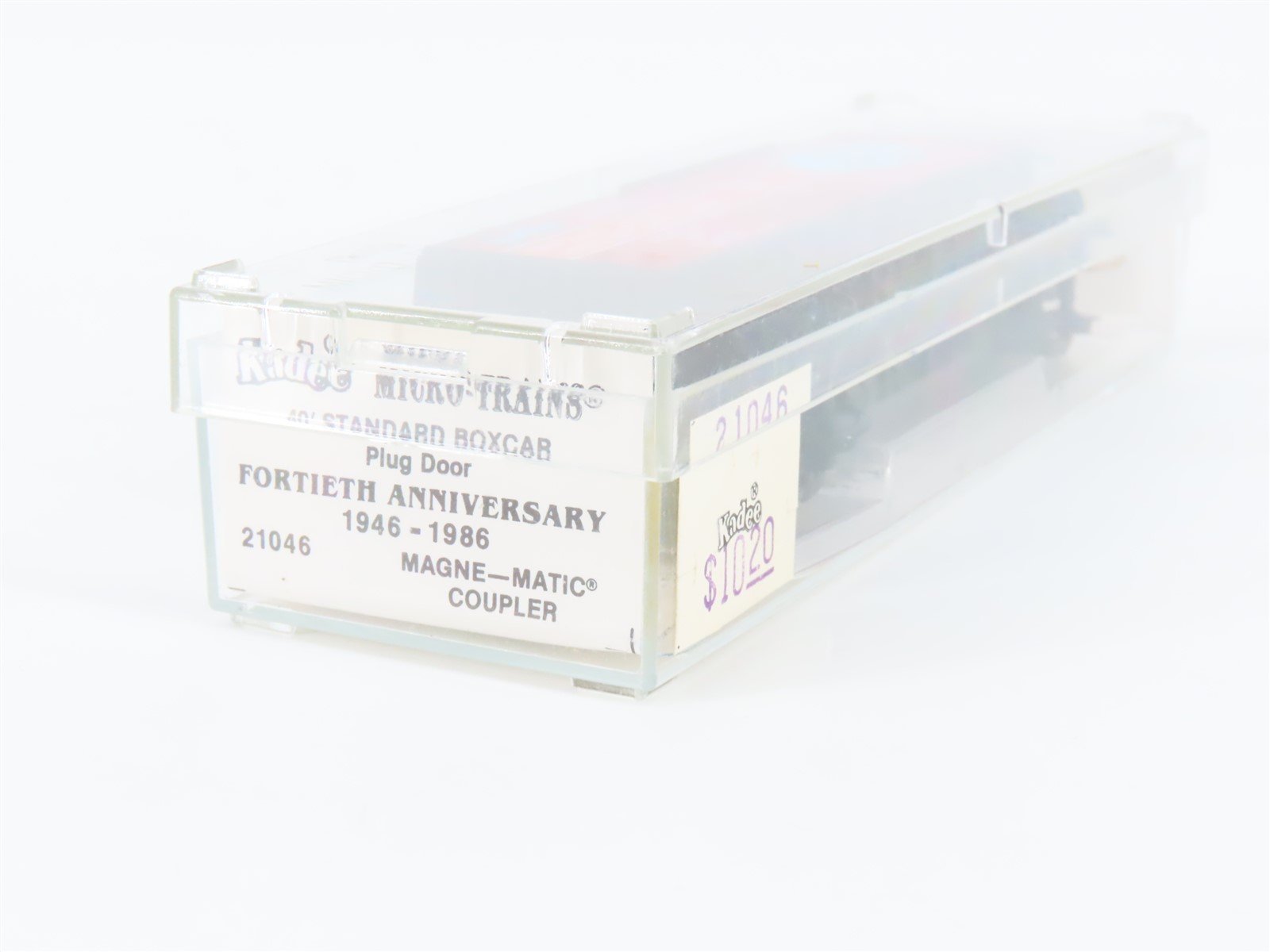 N Scale Kadee Micro-Trains MTL 21046 KQPC 40th Anniversary 40' Box Car #1986