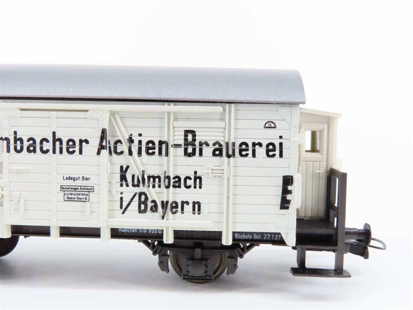 HO Roco 46015 DR German Erste Kulmbacher Actienbrauerei Beer Reefer #518 959P