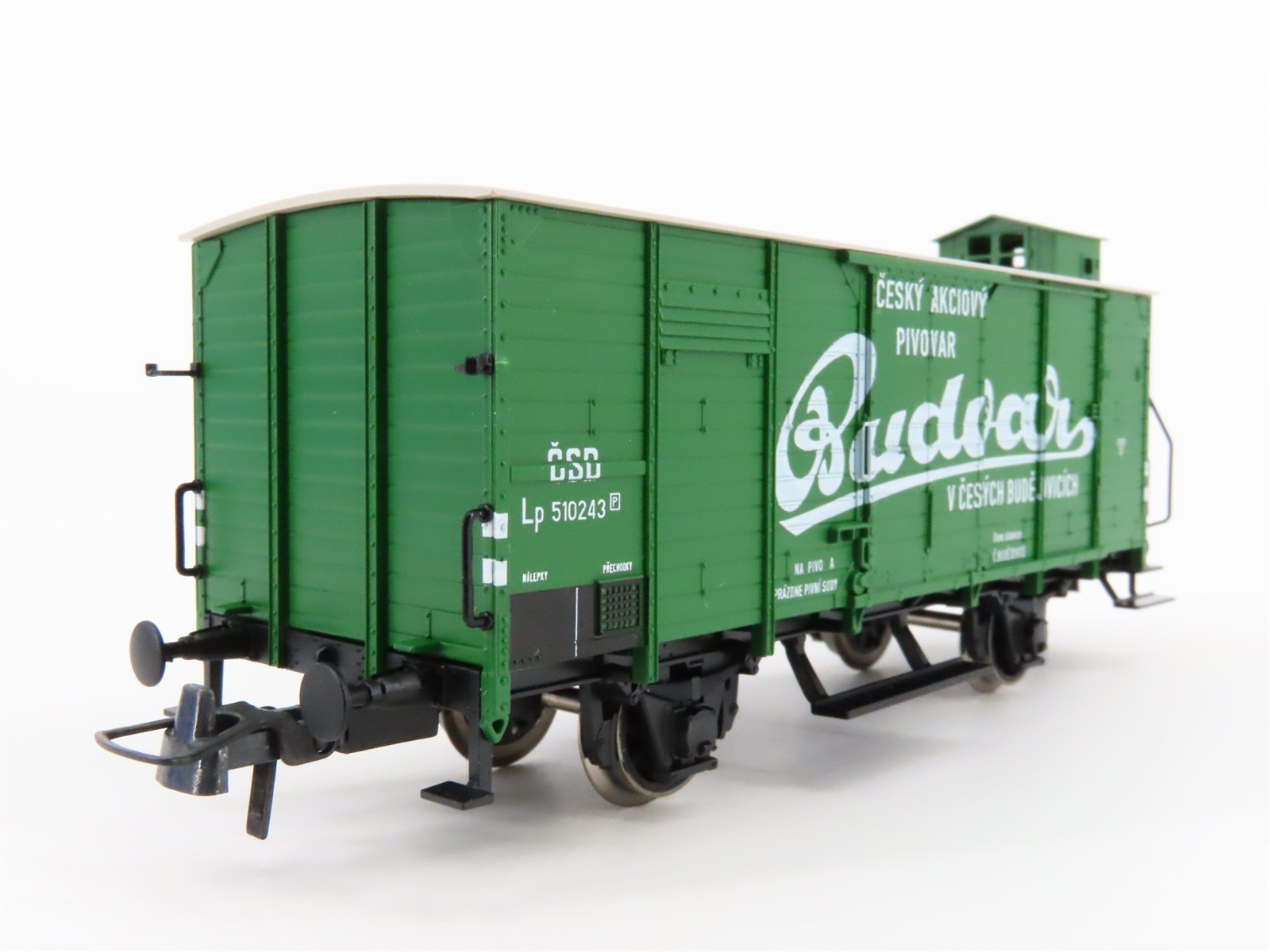 HO Scale Roco 47673 CSD Czechoslovak Budvar Beer Reefer #510243P