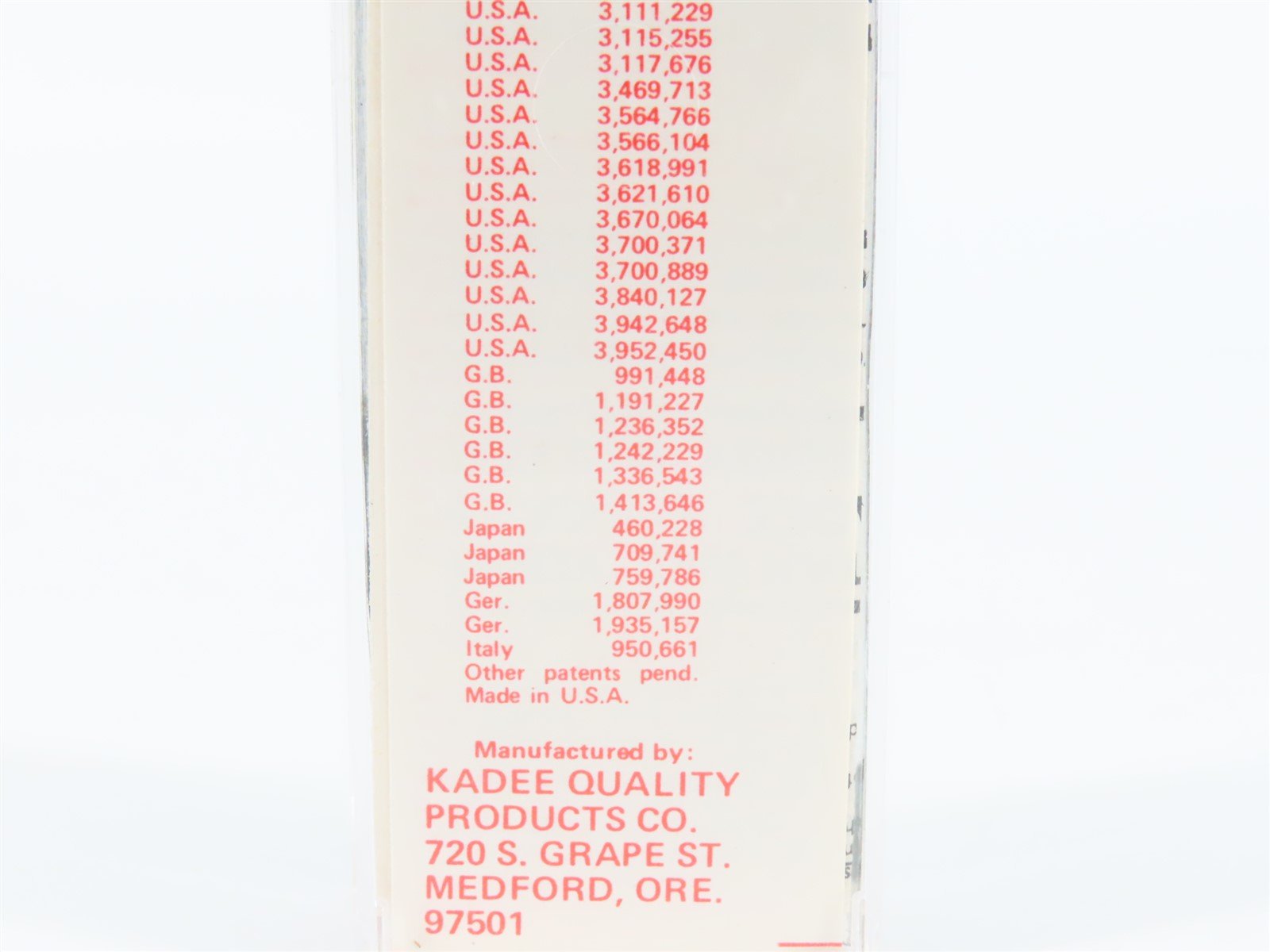 N Scale Kadee Micro-Trains MTL 47990 KQPC 1946-1976 40' Reefer #1976 - Red Label