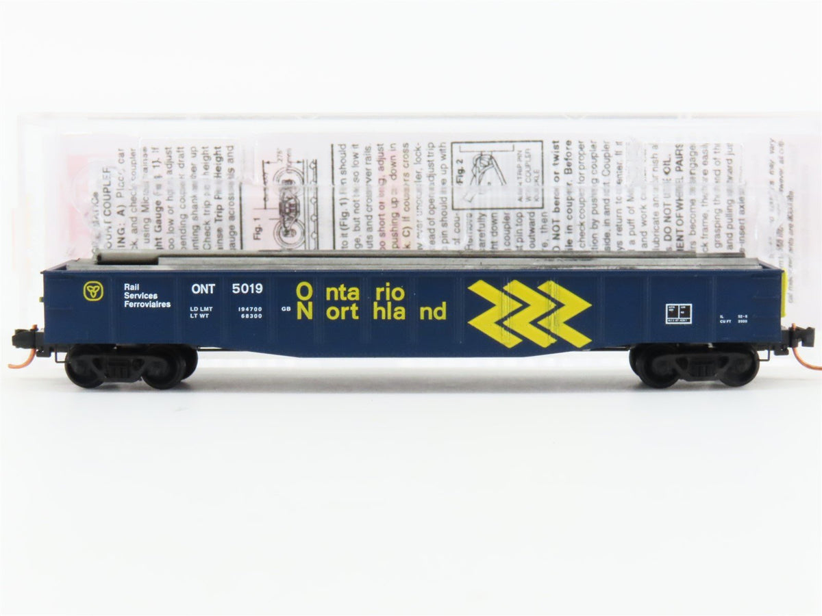 N Micro-Trains MTL 10500190 ONT Ontario Northland 50&#39; Gondola w/ Load #5019