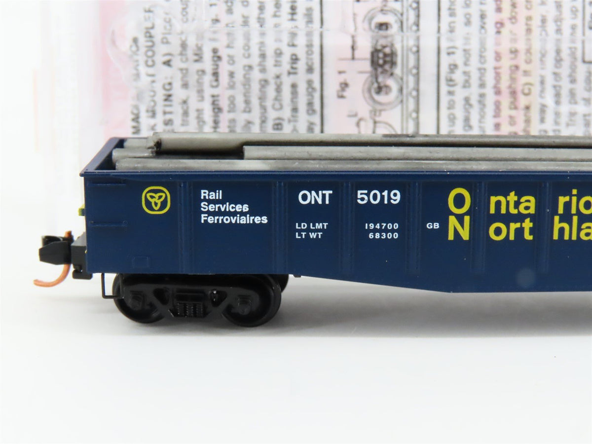 N Micro-Trains MTL 10500190 ONT Ontario Northland 50&#39; Gondola w/ Load #5019