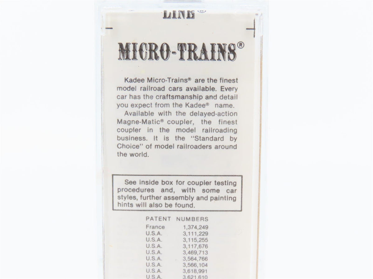 N Kadee Micro-Trains MTL 69010 WFEX Western Fruit Express Mechanical Reefer #823