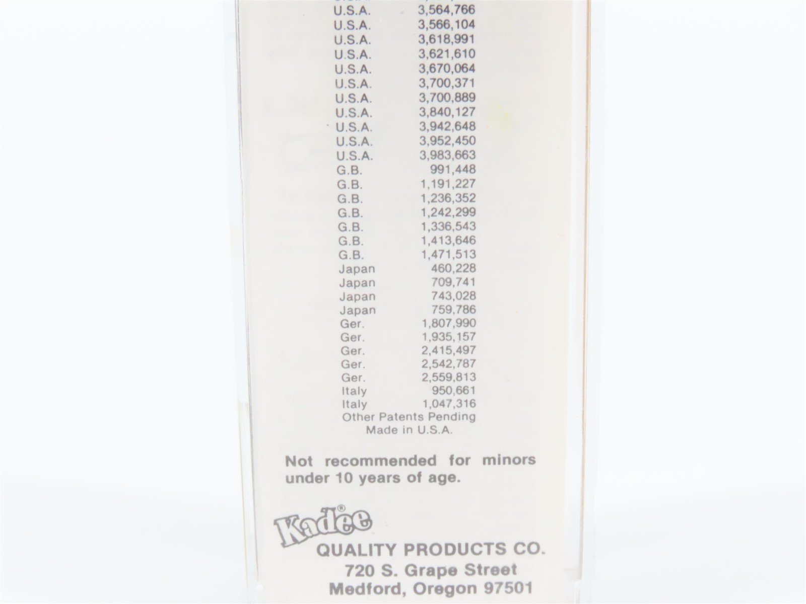 N Kadee Micro-Trains MTL 69010 WFEX Western Fruit Express Mechanical Reefer #823