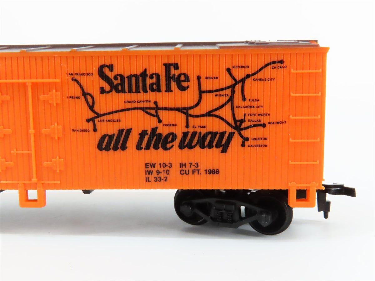 HO Scale Life-Like 8502 SFRD Santa Fe &quot;Grand Canyon Line&quot; Reefer #25077