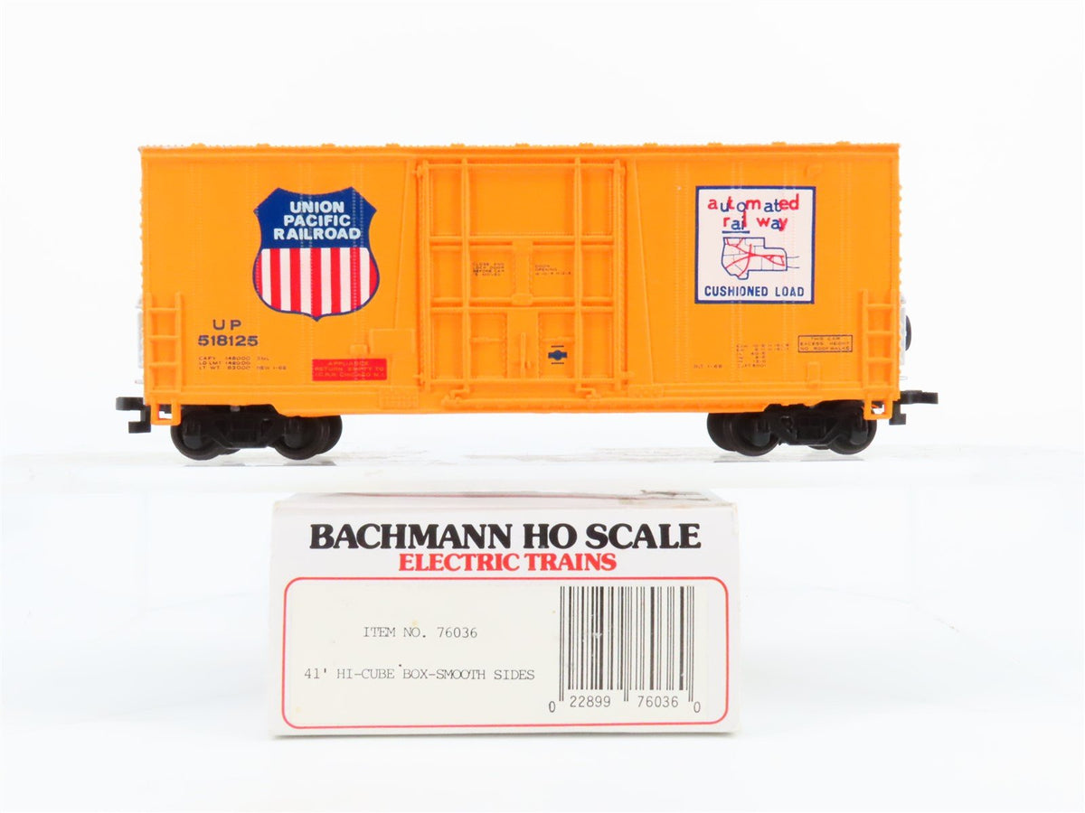 HO Scale Bachmann 76036 UP Union Pacific 41&#39; Hi-Cube Box Car #518125