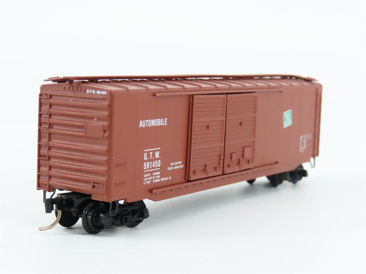 N Scale Kadee Micro-Trains MTL 34170 GTW Grand Trunk Western 50&#39; Box Car #591450