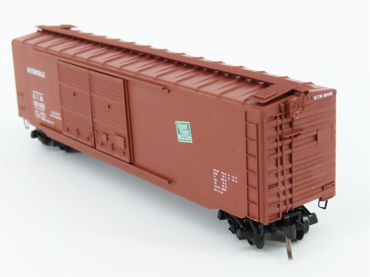 N Scale Kadee Micro-Trains MTL 34170 GTW Grand Trunk Western 50&#39; Box Car #591450