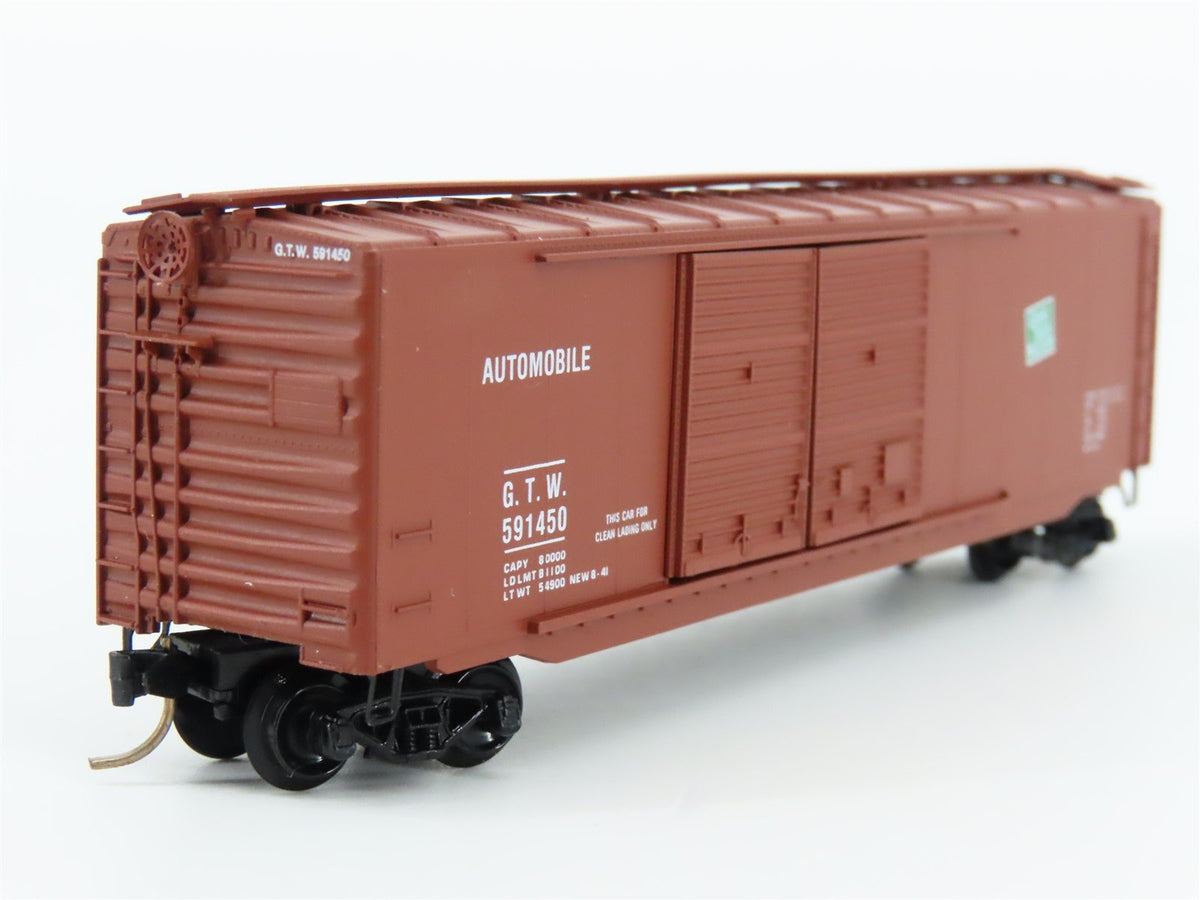 N Scale Kadee Micro-Trains MTL 34170 GTW Grand Trunk Western 50&#39; Box Car #591450