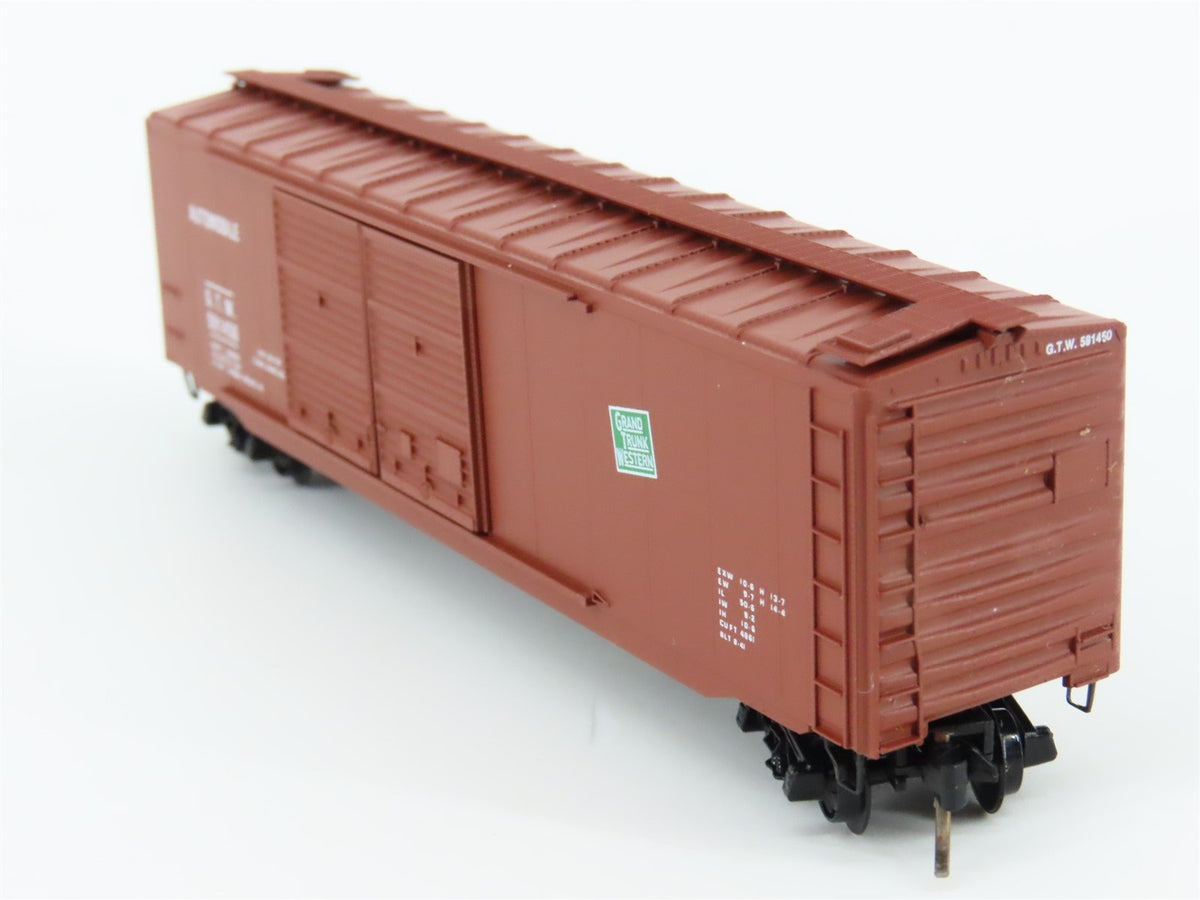 N Scale Kadee Micro-Trains MTL 34170 GTW Grand Trunk Western 50&#39; Box Car #591450