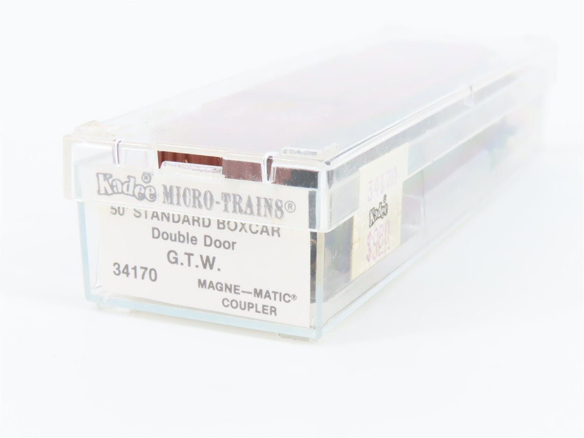 N Scale Kadee Micro-Trains MTL 34170 GTW Grand Trunk Western 50&#39; Box Car #591450