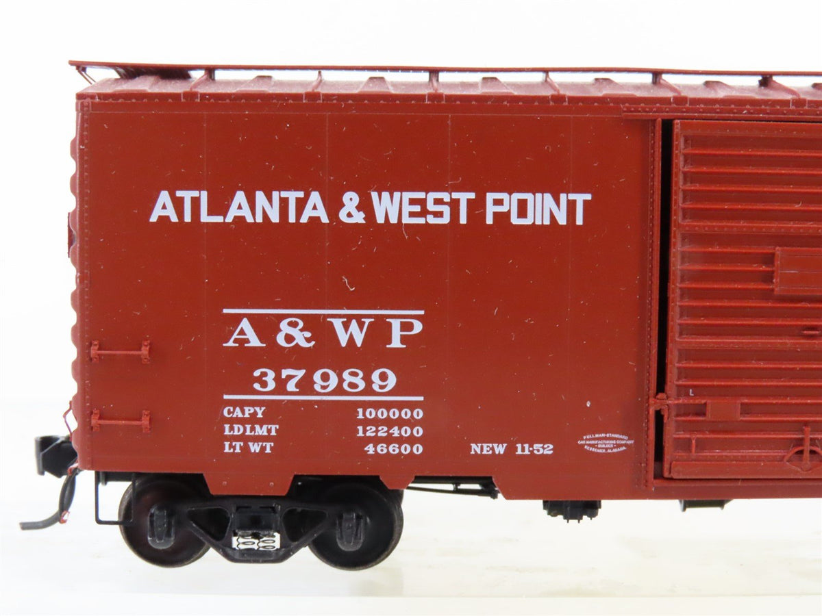 HO Scale Kadee 5106 AWP Atlanta &amp; West Point 40&#39; PS-1 Boxcar #37989