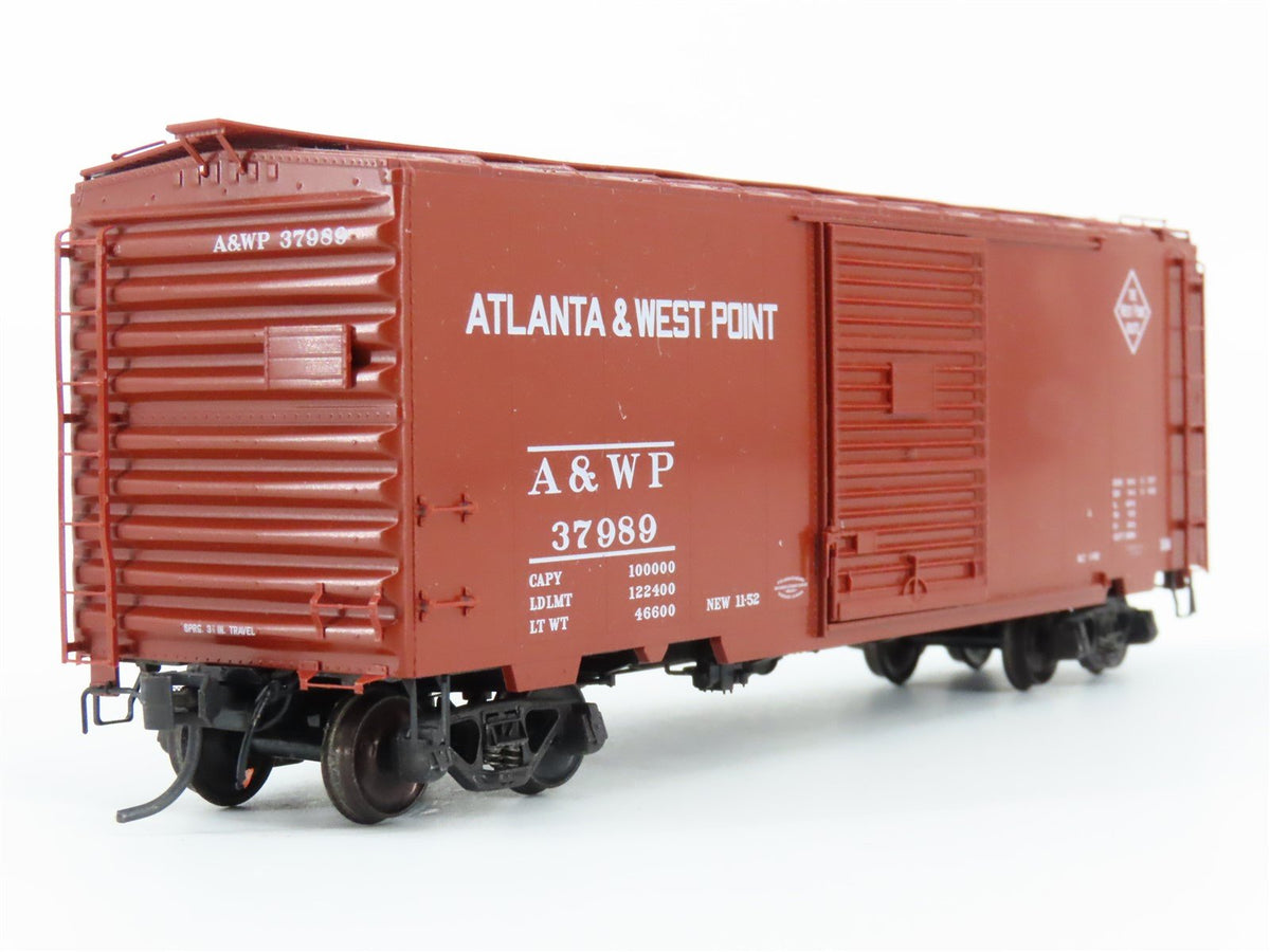 HO Scale Kadee 5106 AWP Atlanta &amp; West Point 40&#39; PS-1 Boxcar #37989