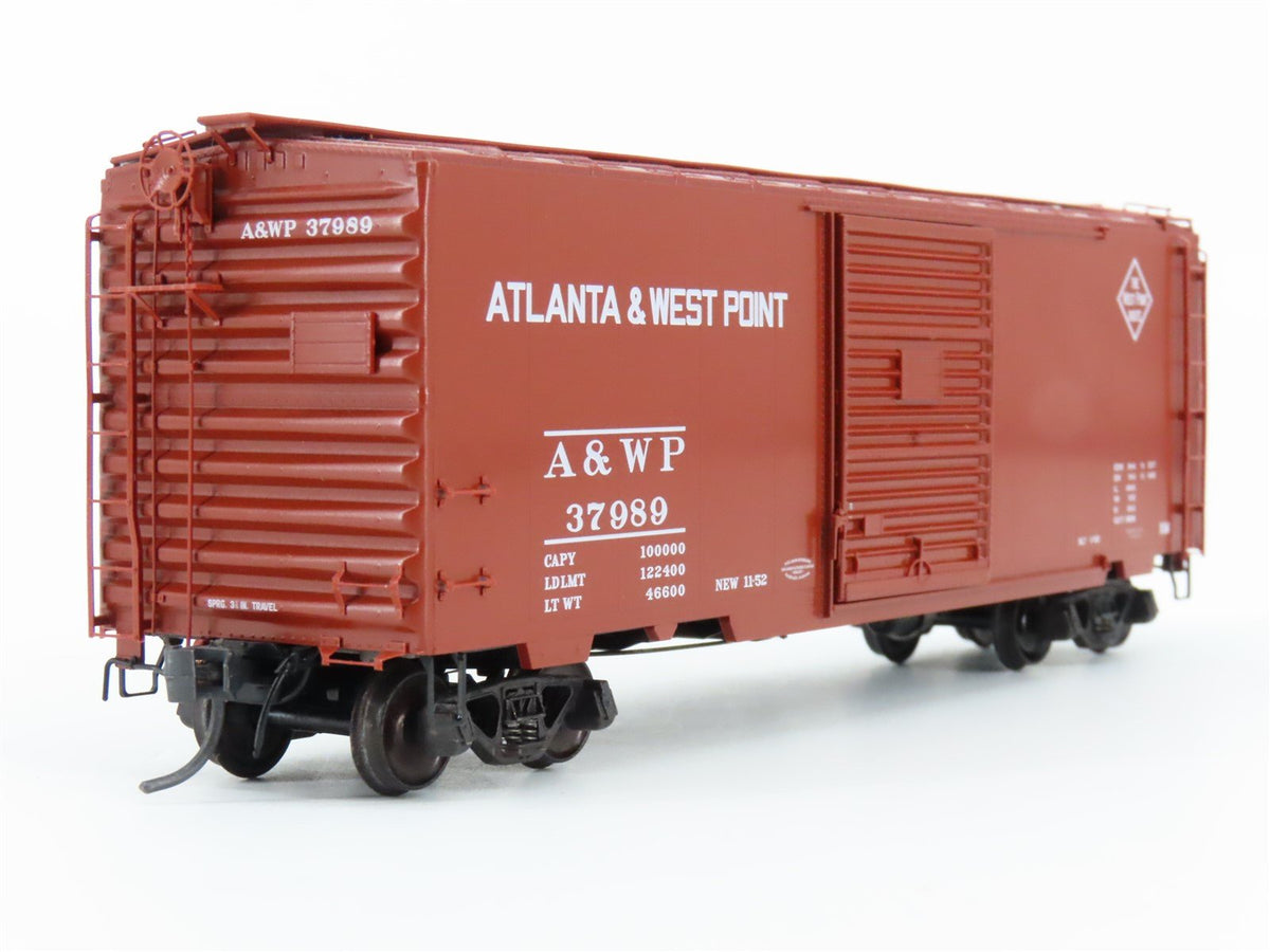 HO Scale Kadee 5106 AWP Atlanta &amp; West Point 40&#39; PS-1 Boxcar #37989