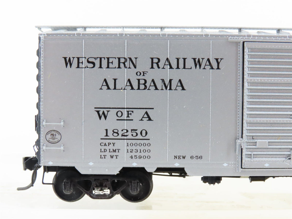 HO Scale Kadee 5230 WofA Western RR of Alabama 40&#39; PS-1 Boxcar #18250