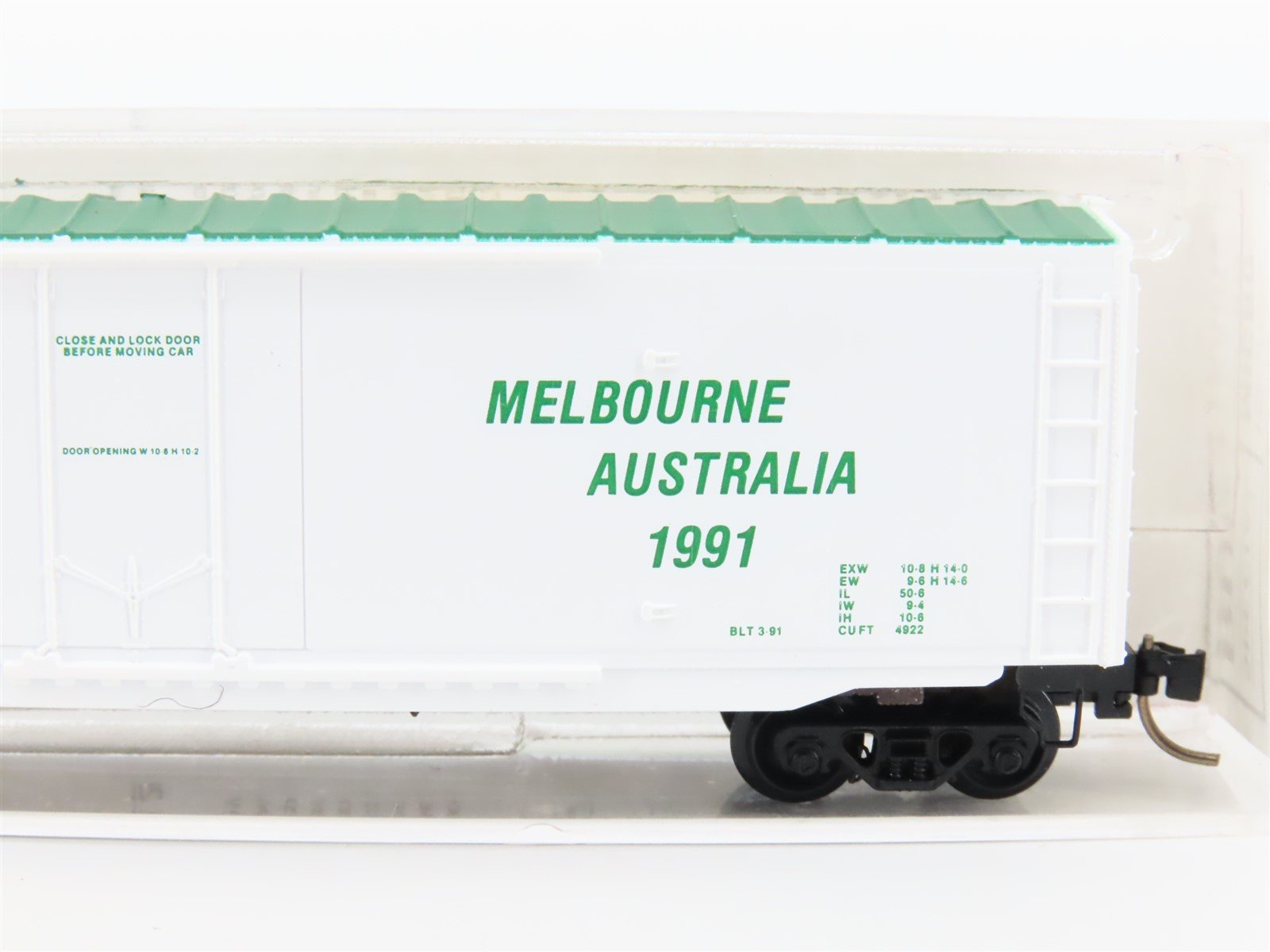 N Kadee Micro-Trains MTL Special Run Melbourne Australia Convention Box Car 1991