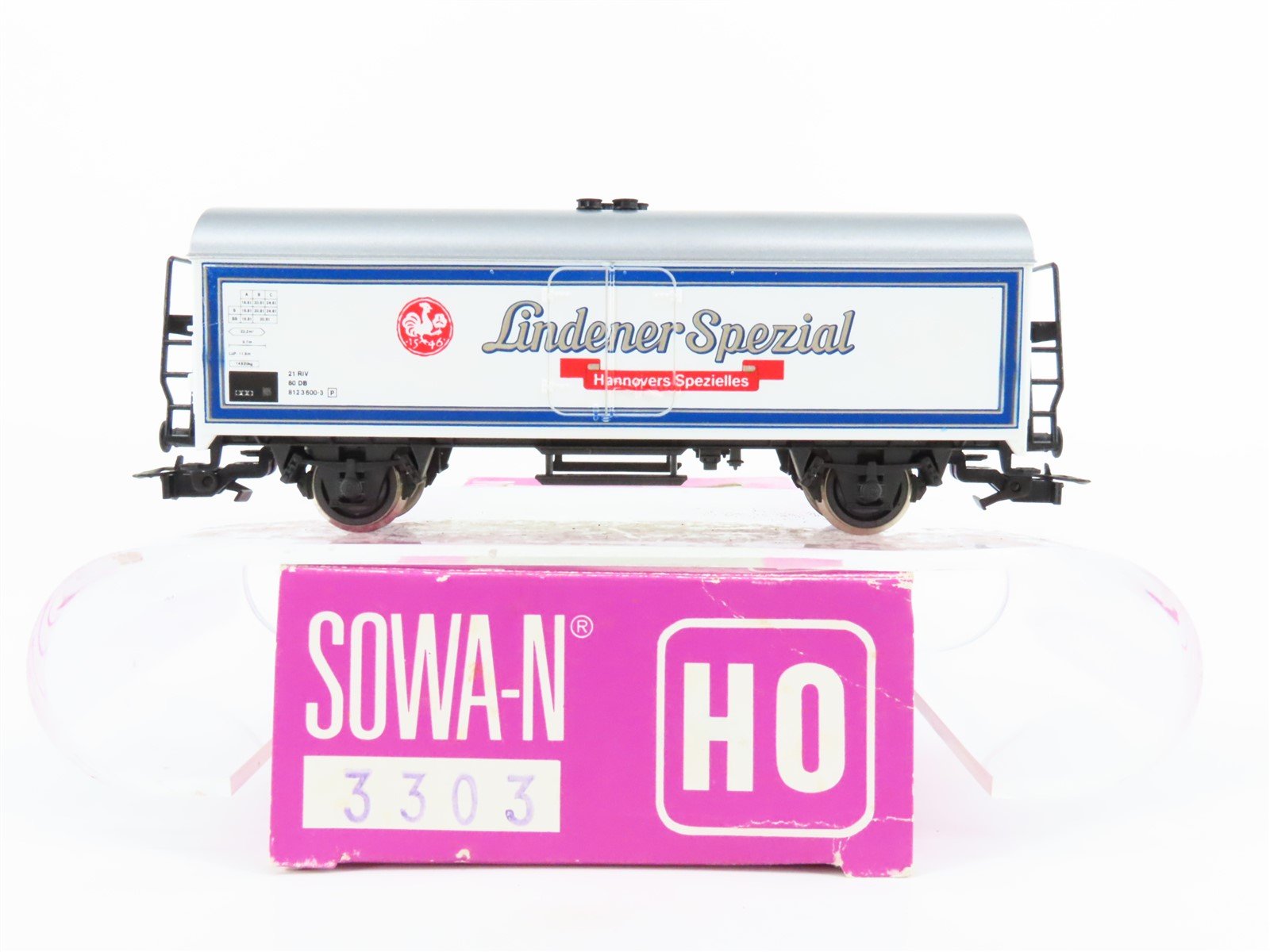 HO Scale SOWA-N 3303 DB German Lindener Spezial Beer Reefer #600-3P
