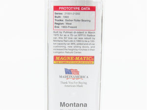 N Micro-Trains MTL 02552620 MRL Montana Rail Link 50' Box Car #21104 w/ Graffiti