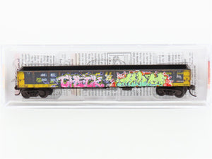N Scale Micro-Trains MTL 10551790 GONX Railgon 50' Gondola #310510 w/ Graffiti