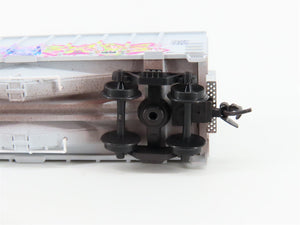 N Micro-Trains MTL 09852100 ADMX Archer Daniels Midland 2-Bay Hopper w/ Graffiti