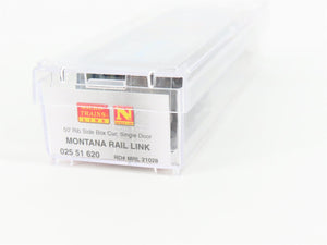 N Micro-Trains MTL 02551620 MRL Montana Rail Link 50' Box Car #21028 w/ Graffiti