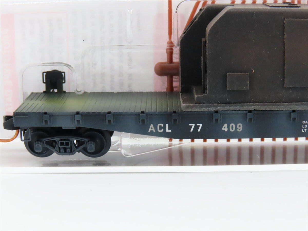 N Micro-Trains MTL 04544350 ACL Atlantic Coast Line Flat Car #77409 Weathered