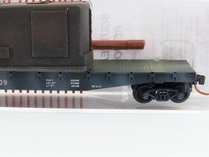 N Micro-Trains MTL 04544350 ACL Atlantic Coast Line Flat Car #77409 Weathered