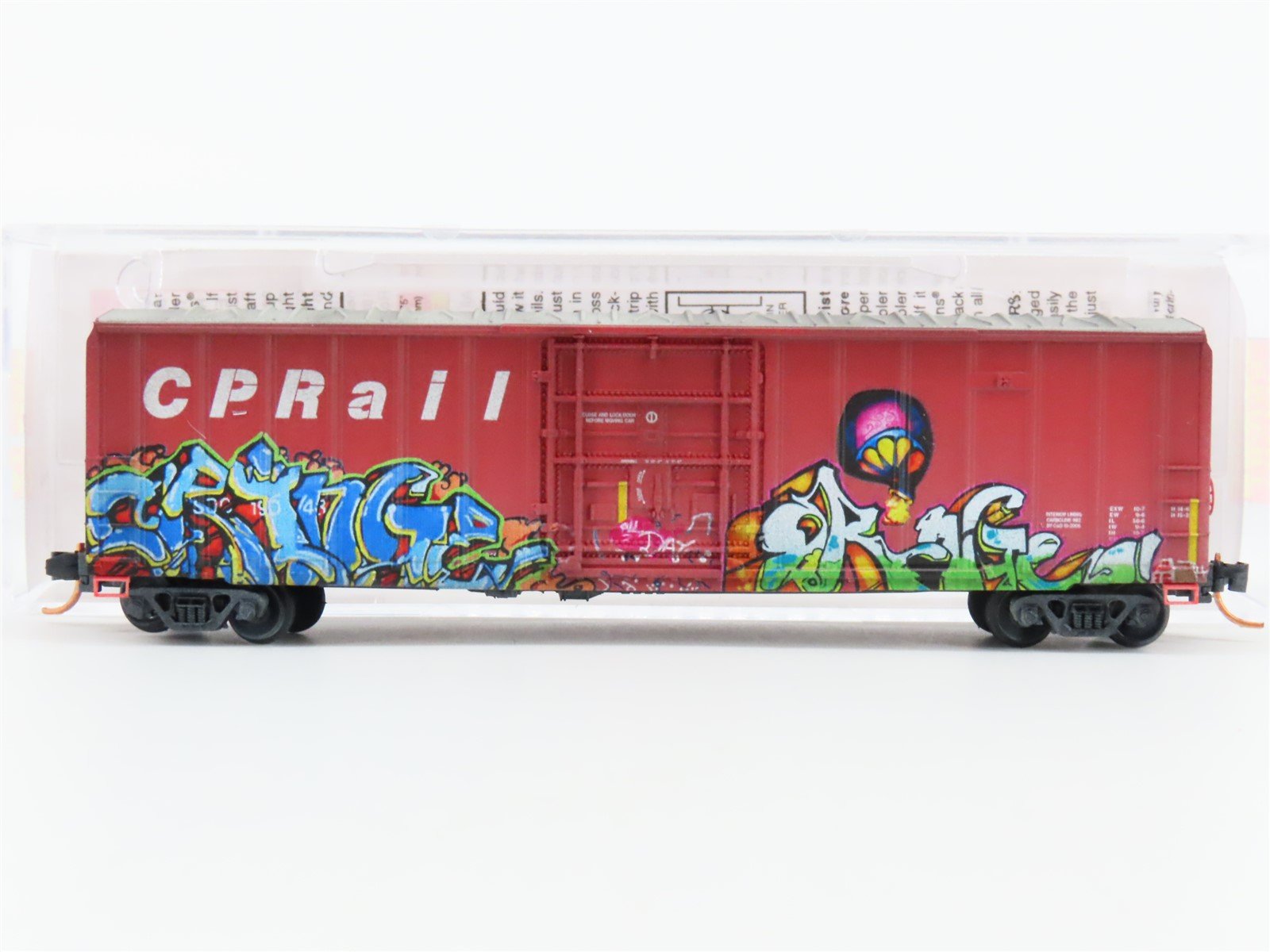 N Micro-Trains MTL 02744380 SOO Line / CP Rail 50' Box Car #19048 w/ Graffiti