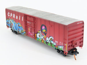 N Micro-Trains MTL 02744380 SOO Line / CP Rail 50' Box Car #19048 w/ Graffiti