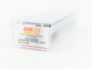 N Micro-Trains MTL 02744380 SOO Line / CP Rail 50' Box Car #19048 w/ Graffiti