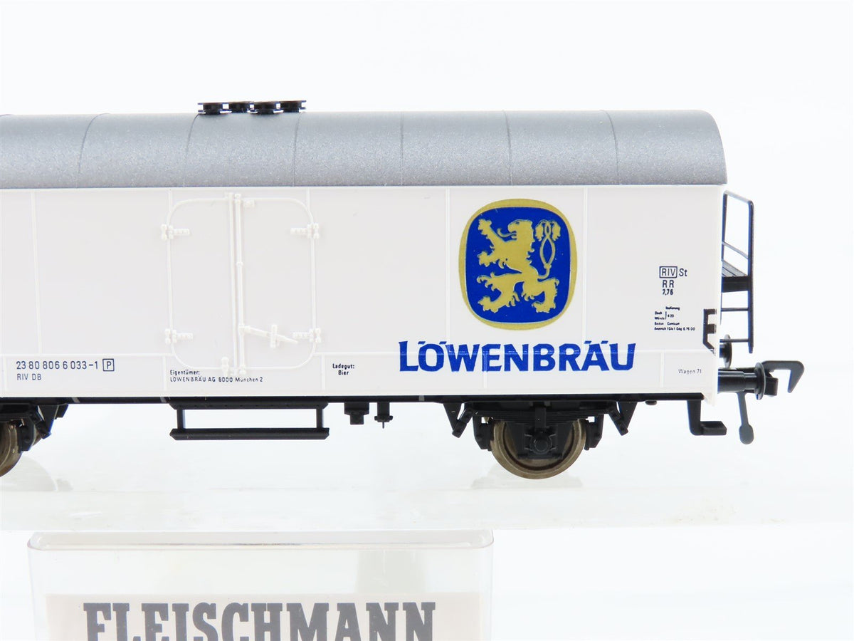 HO Scale Fleischmann 5328 DB German Löwenbräu Beer Reefer #033-1P