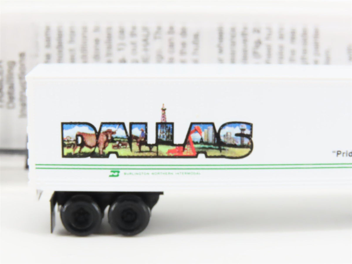 N Scale Micro-Trains MTL 67180 BNZ BN Intermodal Dallas 45&#39; Trailer #237833