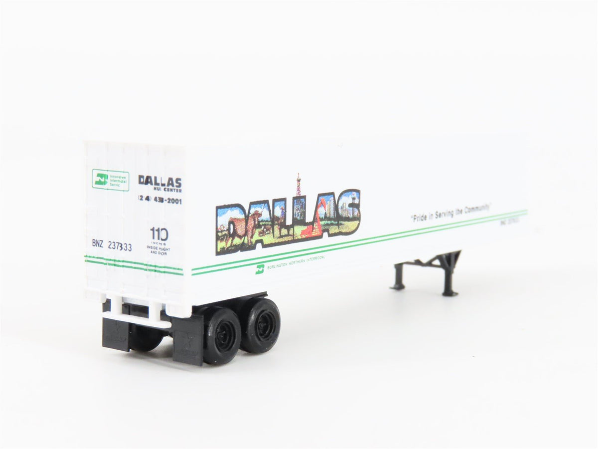 N Scale Micro-Trains MTL 67180 BNZ BN Intermodal Dallas 45&#39; Trailer #237833