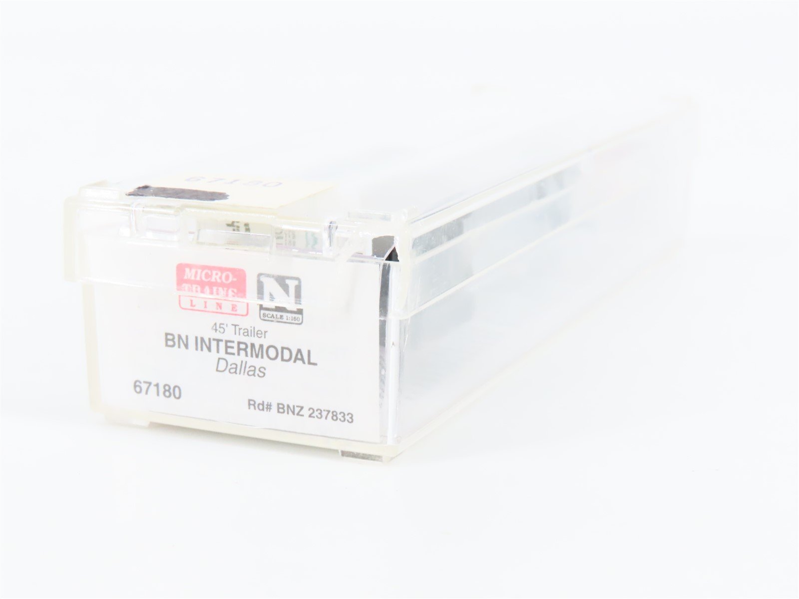 N Scale Micro-Trains MTL 67180 BNZ BN Intermodal Dallas 45' Trailer #237833