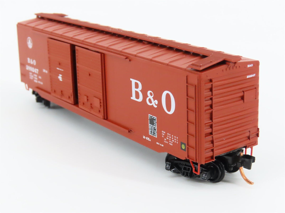 N Micro-Trains MTL 03400380 B&amp;O Baltimore &amp; Ohio 50&#39; Box Car w/ Load #289247