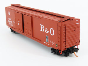 N Micro-Trains MTL 03400380 B&O Baltimore & Ohio 50' Box Car w/ Load #289247