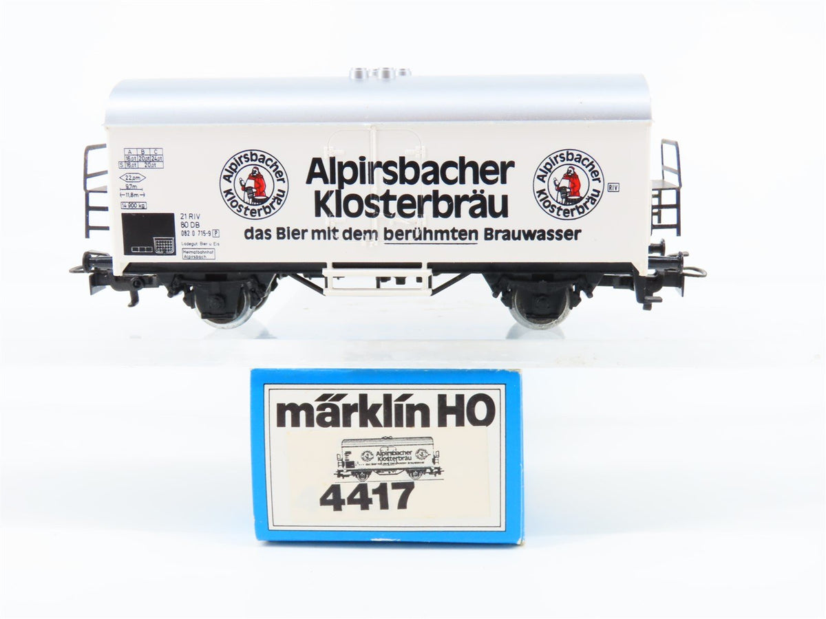 HO Scale Marklin 4417 Alpirsbacher Klosterbräu Beer Reefer #715-9P