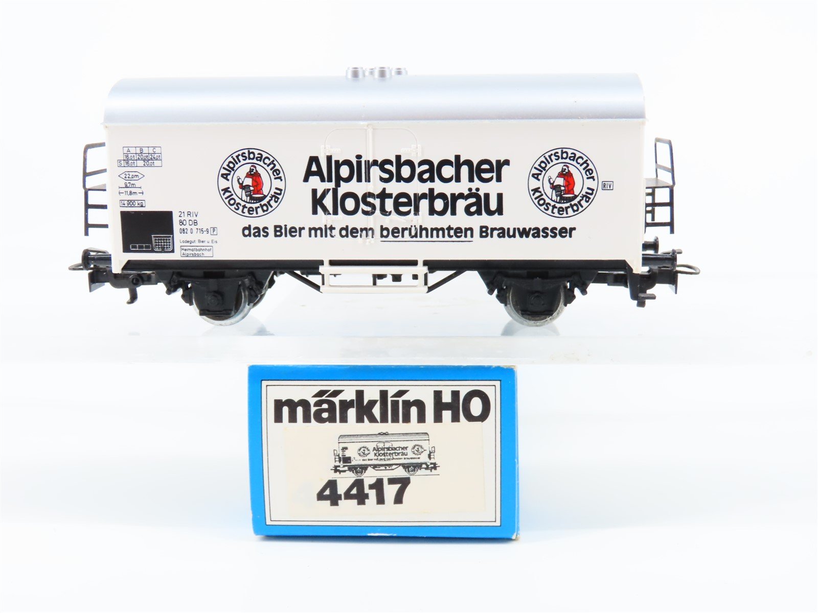 HO Scale Marklin 4417 Alpirsbacher Klosterbräu Beer Reefer #715-9P