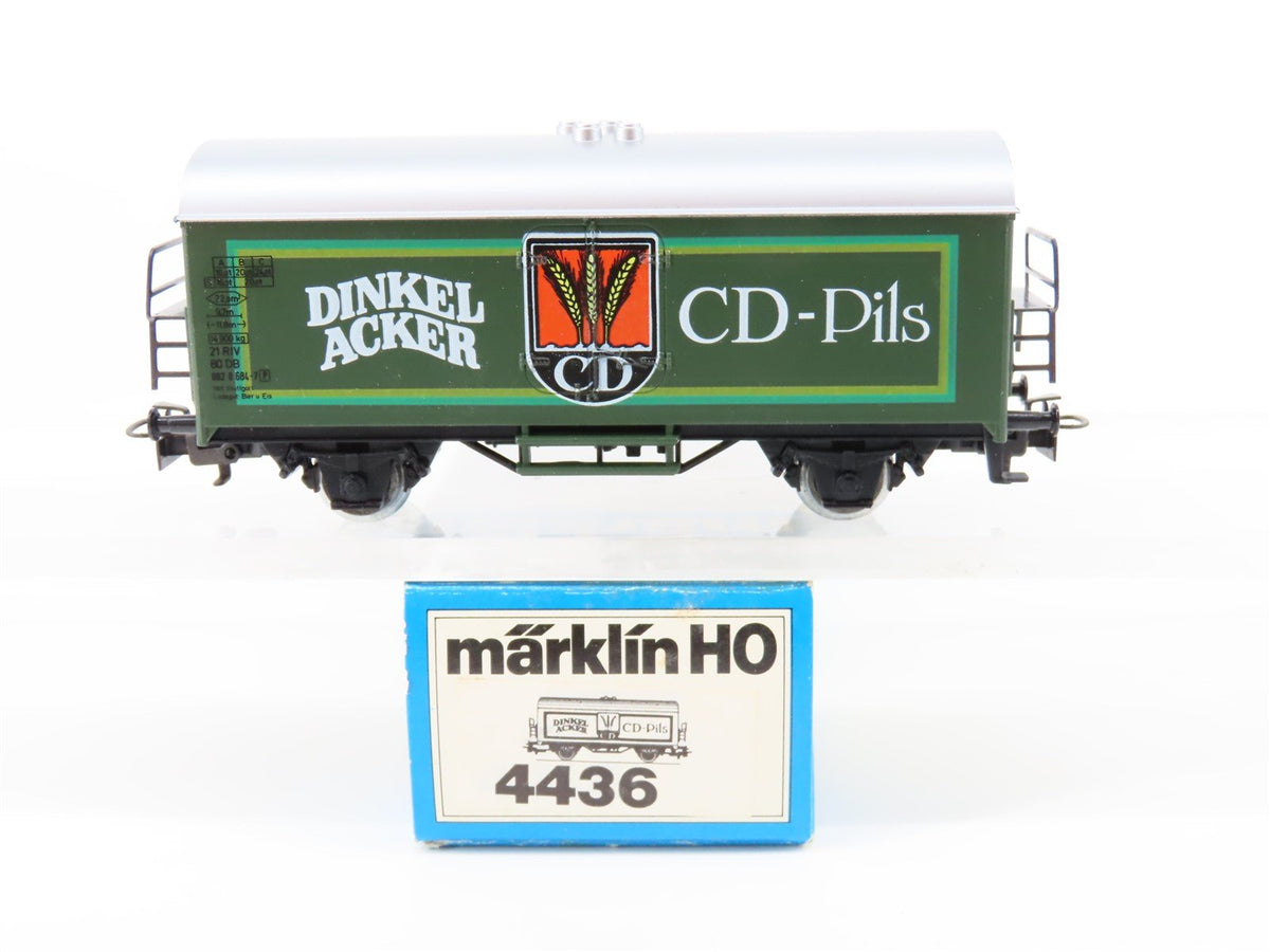 HO Scale Marklin 4436 DB German Dinkelacker CD-Pils Beer Reefer #684-7P