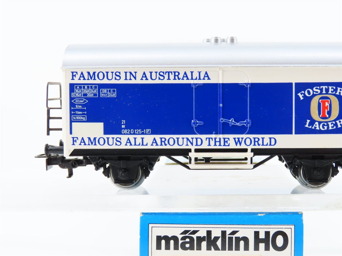 HO Scale Marklin 4562 Foster&#39;s Lager Australian Beer Reefer #125-1P