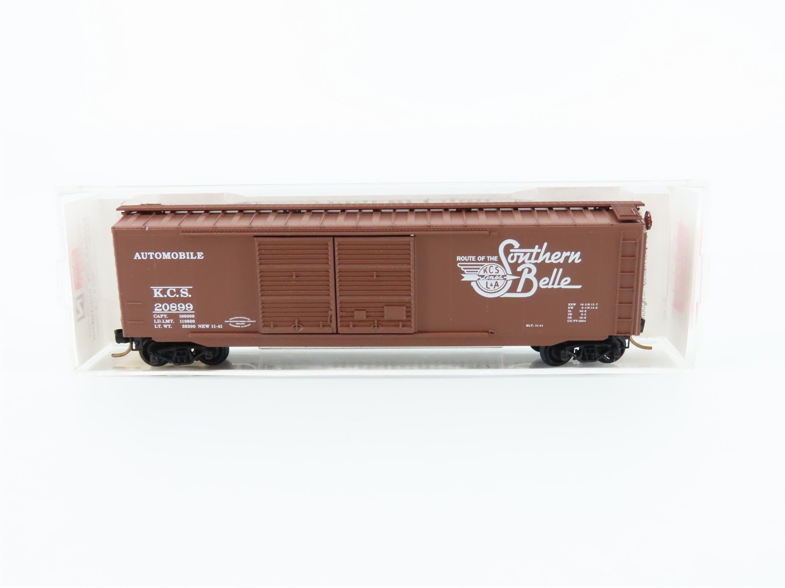 N Micro-Trains MTL 34230 KCS "Route Of The Southern Belle" 50' Box Car #20899