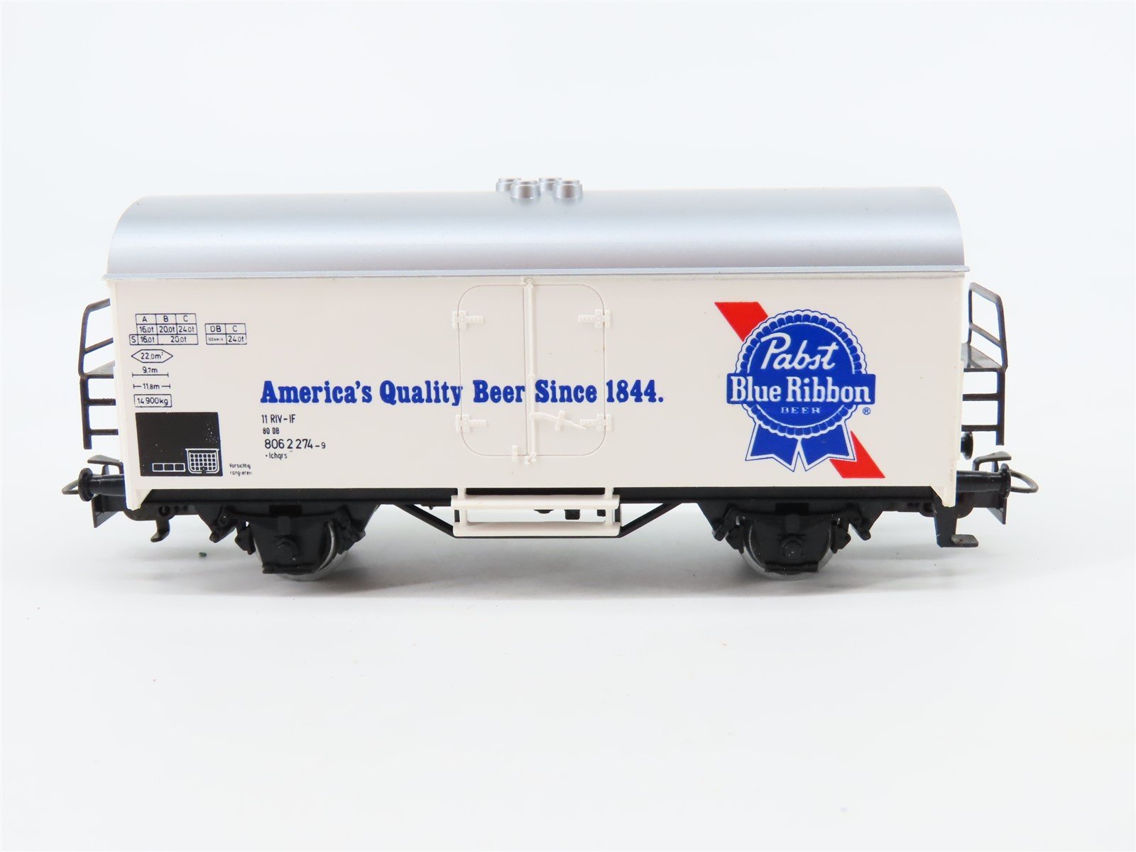 HO Scale Marklin DB Pabst Blue Ribbon PBR Beer Reefer #274-9